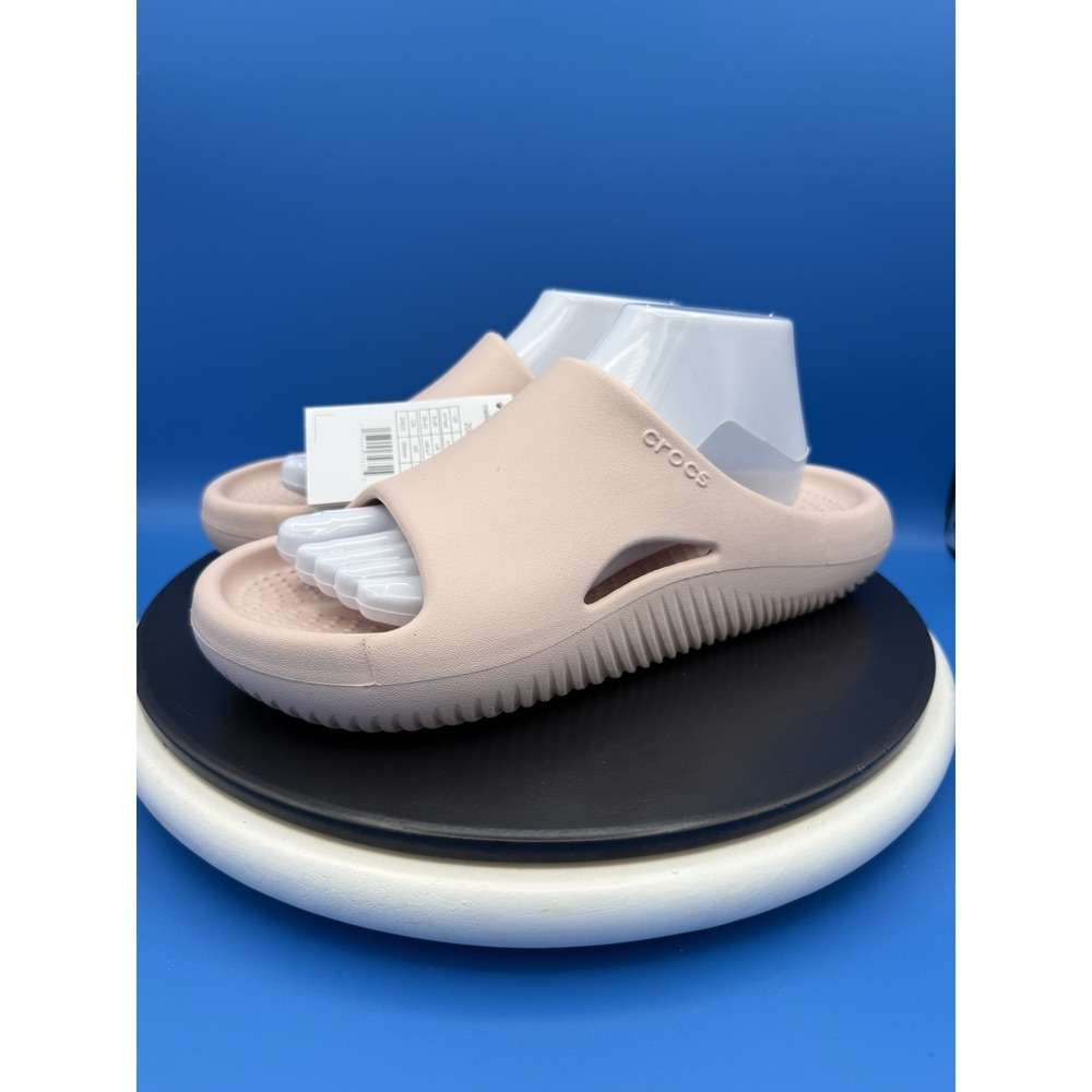 Crocs Mellow Recovery Slides Womens‎ Size 9 Light Pink Slip On Comfort Sandals